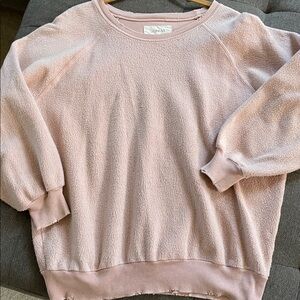 The Great Cozy Pink Women's Sherpa Sweatshirt